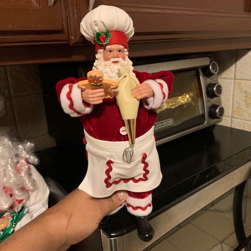 Gingerbread chef santa